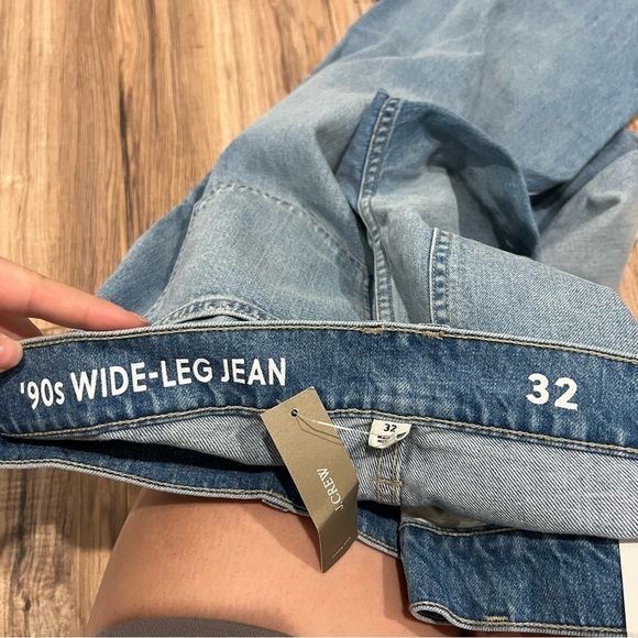 NWT J. Crew High-rise '90s wide-leg jean in Morningside wash - Picture 5 of 9